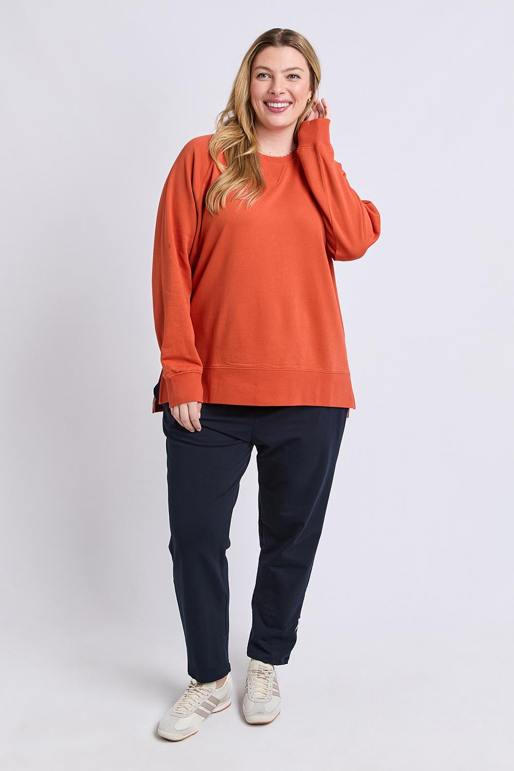 Fundamental Melbourne Cotton Crew – Brntorange