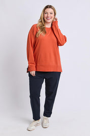 Fundamental Melbourne Cotton Crew – Brntorange