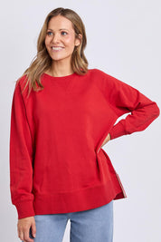 Fundamental Melbourne Cotton Crew – Cranberry