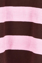 Fundamental Spritz Stripe Cotton Long Sleeve Tee – Coffeepink