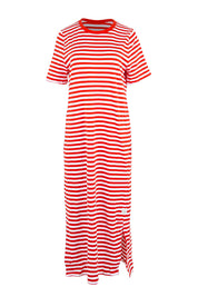 Product shot of the Fundamental Merry Cotton Tee Dress – Tangwht in colour Tangwht, from the front
