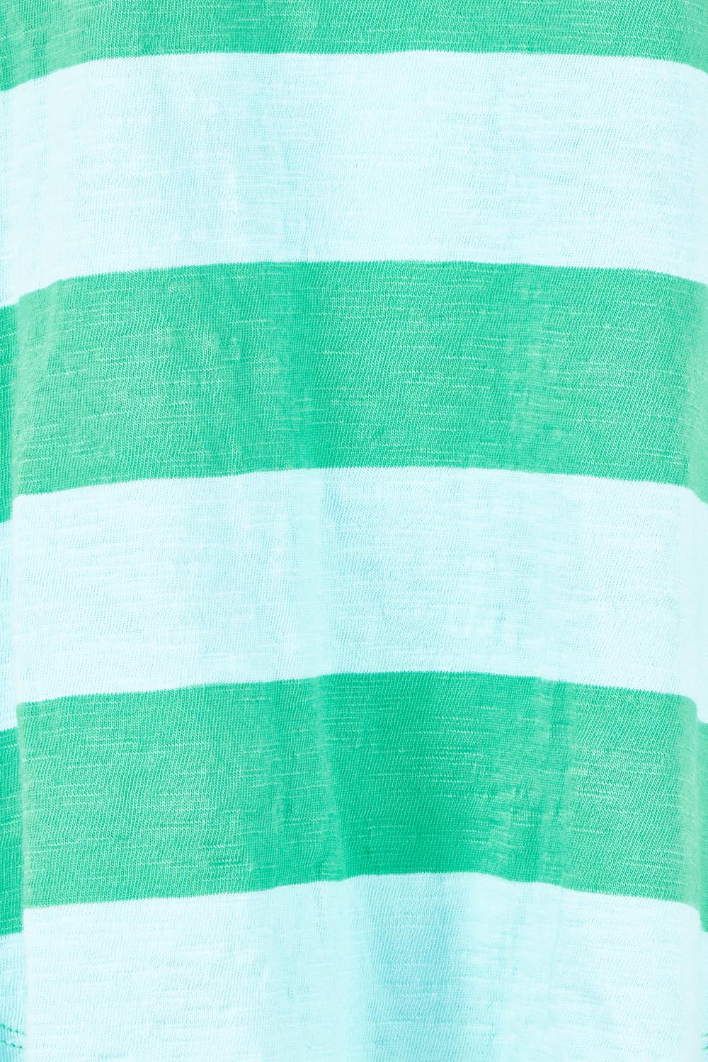 Product shot of the Fundamental Spritz Stripe Ss Cotton Tee – Greenbriar in colour Greenbriar, showing detail