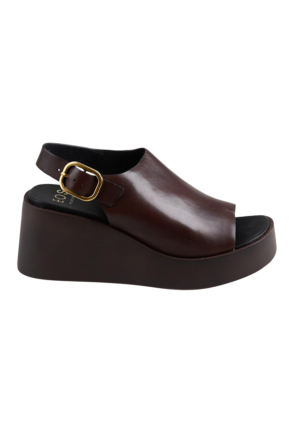 Product shot of the Ariani Sandal - Chestnut in colour Chestnut, from the front