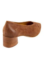 Product shot of the Hatten Heel - Coconut in colour Coconut, from the back