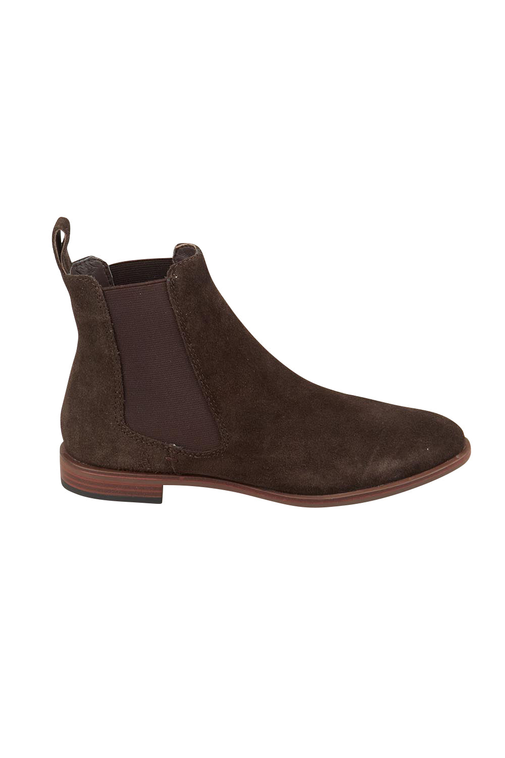 Phebes Suede Ankle Boot - Mahogsuede
