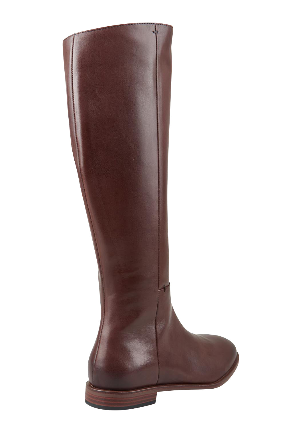 Pheodora Leather Knee Boot – Chestnut
