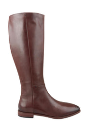 Pheodora Leather Knee Boot – Chestnut