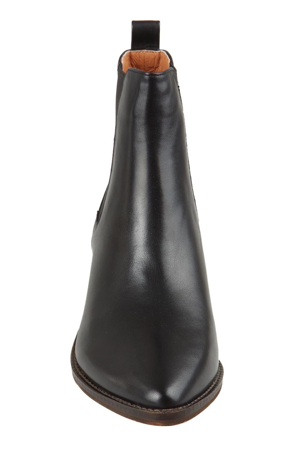 Zenar Leather Ankle Boot - Black