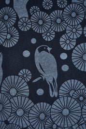 Product shot of the Bobby Top in colour Navy (Blue), detail