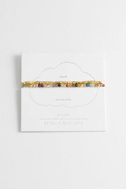 Product shot of the Coco Bead & Tourmaline Bracelet Set in colour Goldmulti (Metallics), detail