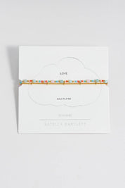 Product shot of the Mini Mixed Duo Chain Bracelet – Goldmulti in colour Goldmulti, from the front