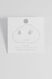 Product shot of the Mini Teardrop Earrings – Silver in colour Silver, from the front