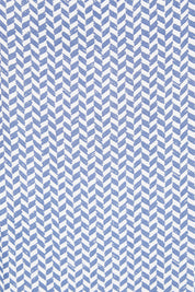 Product shot of the Basketweave Short Chemise in colour Dusk (Blue), detail