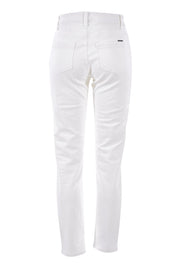 Product shot of the Lou Lou Skinny Jean in colour White (White), from the back