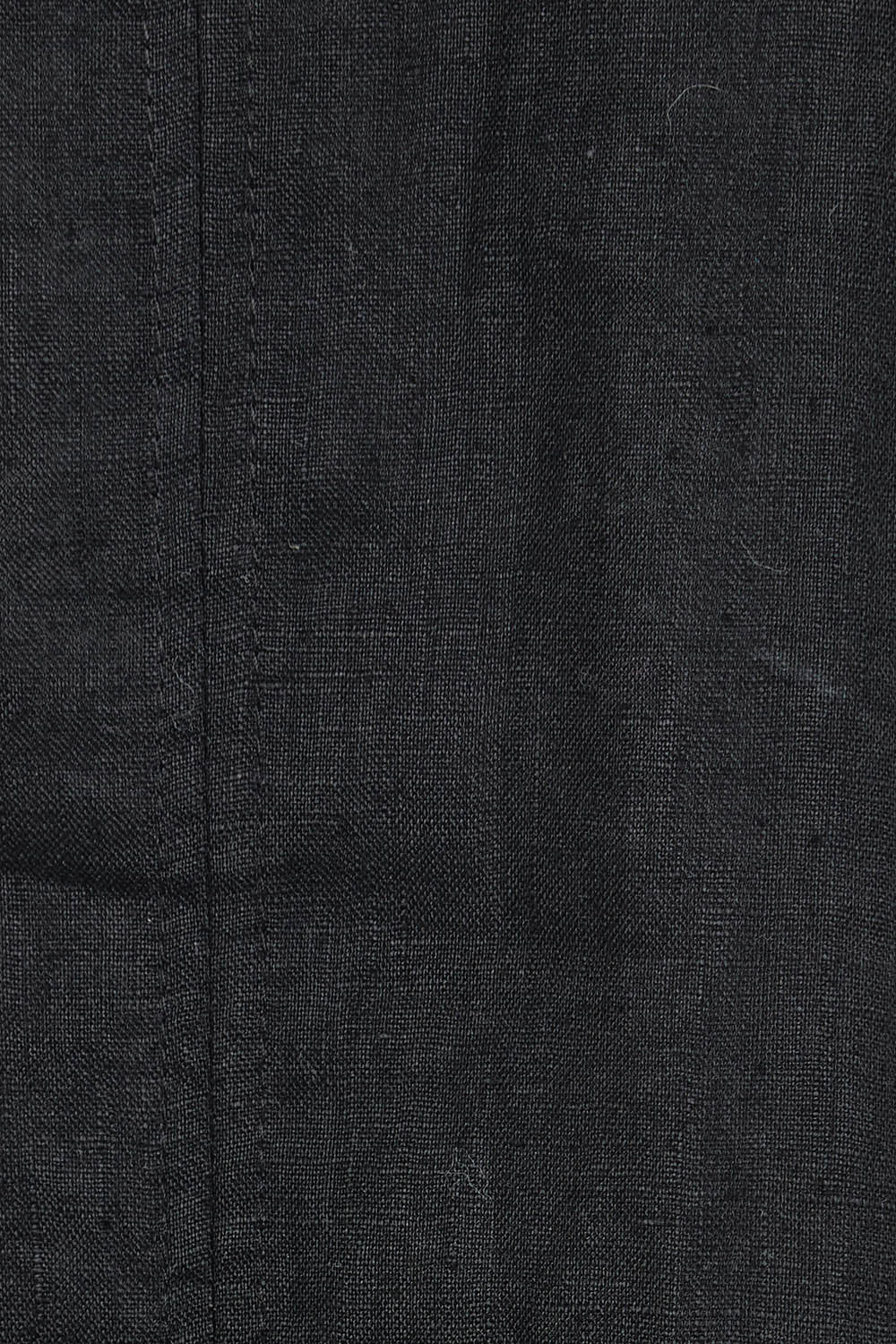 Product shot of the Bali Tie Linen Dress in colour Black (Black), detail