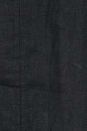 Product shot of the Bali Tie Linen Dress in colour Black (Black), detail