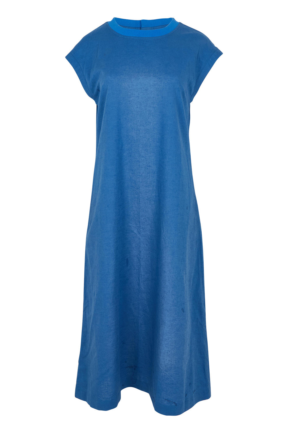 Product shot of the Cut Of Your Rib Dress in colour Savoyblue (Blue), from the front
