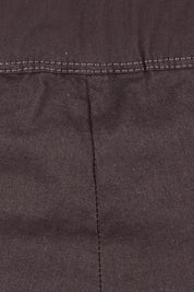 Product shot of the Fuss Free 7/8 Pant – Sable in colour Sable, showing detail