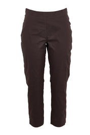 Product shot of the Fuss Free 7/8 Pant – Sable in colour Sable, from the front