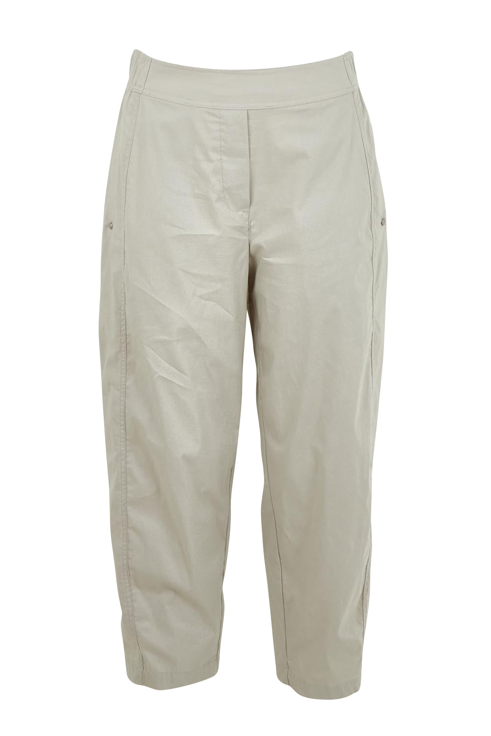 Product shot of the Pump It Up Pant – Barley in colour Barley, from the front