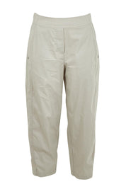 Product shot of the Pump It Up Pant – Barley in colour Barley, from the front