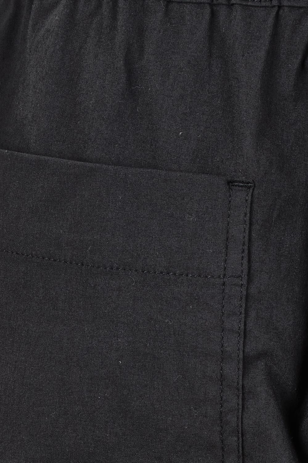 Product shot of the Pump It Up Pant – Black in colour Black, showing detail