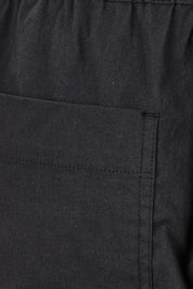 Product shot of the Pump It Up Pant – Black in colour Black, showing detail