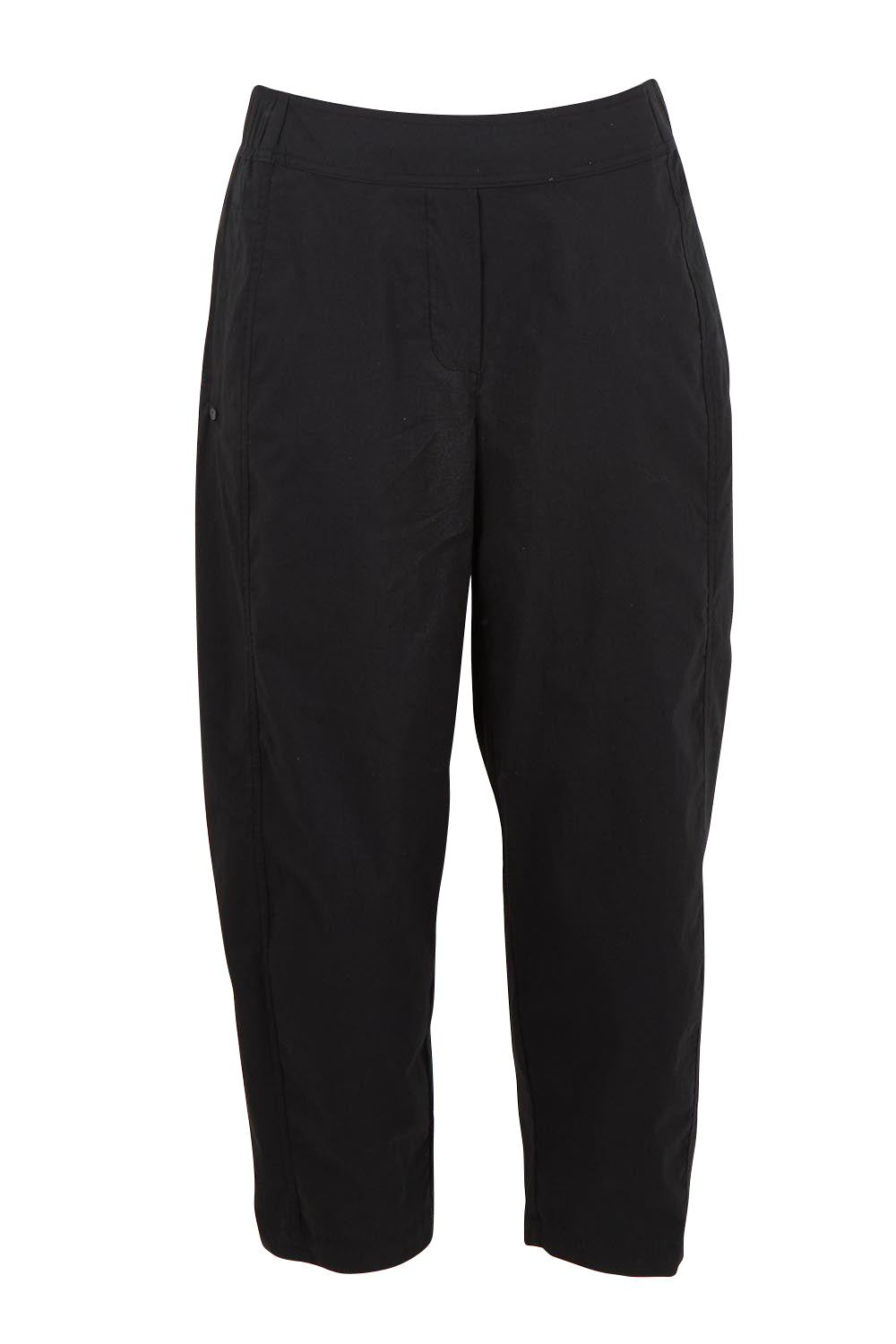 Product shot of the Pump It Up Pant – Black in colour Black, from the front