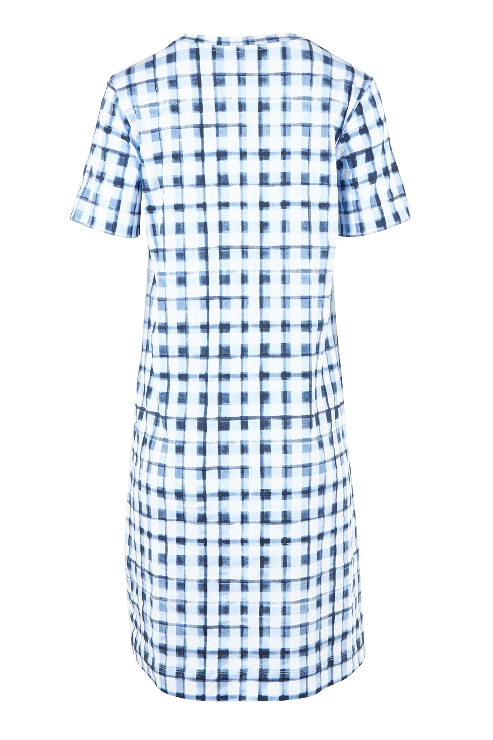 Product shot of the Here Comes Summer Dress – Checkers in colour Checkers, from the back