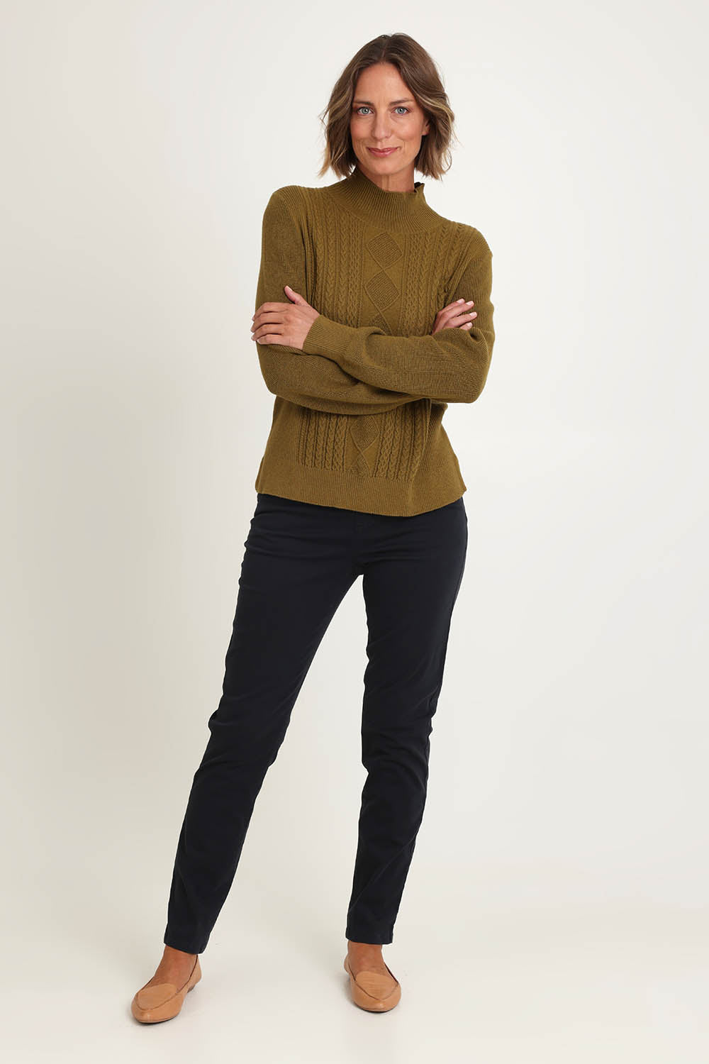 Have A Yarn Wool Cotton Jumper – Duskygreen