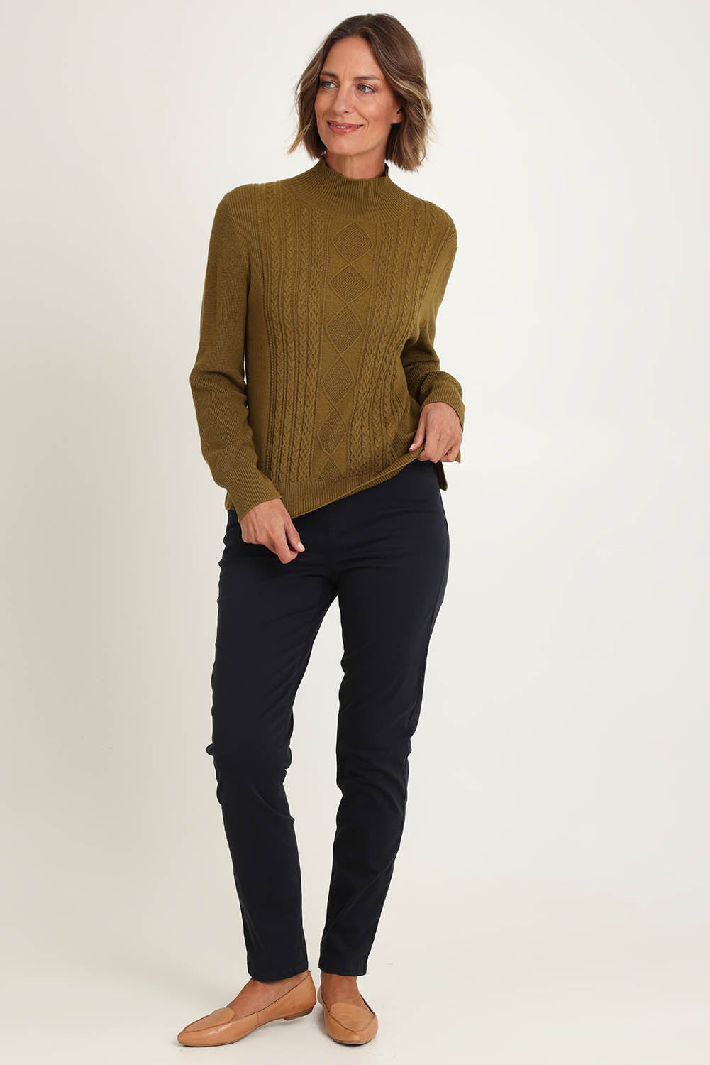Have A Yarn Wool Cotton Jumper – Duskygreen