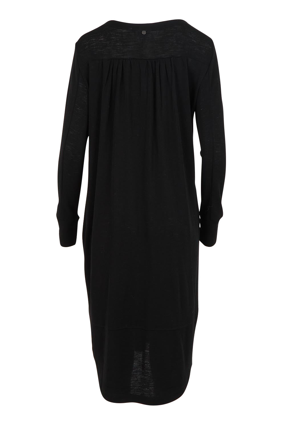 Shear Perfection Merino Wool Dress – Black