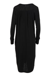 Shear Perfection Merino Wool Dress – Black