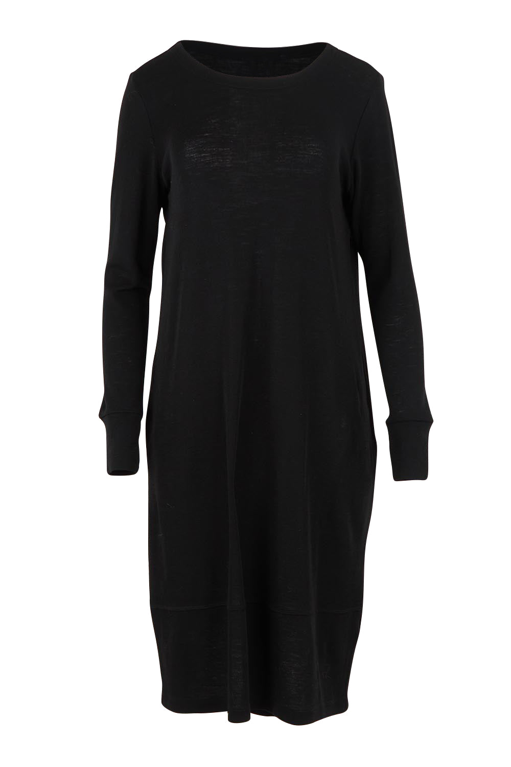 Shear Perfection Merino Wool Dress – Black