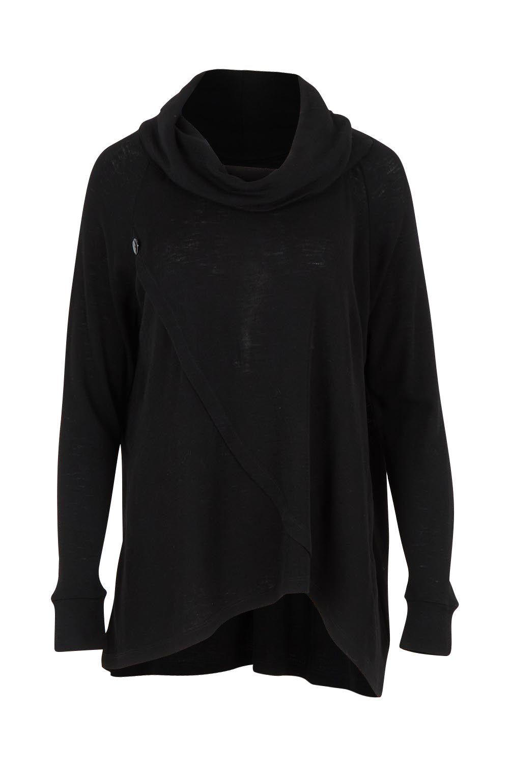 Product shot of the Good Stakes Top in colour Black (Black), from the front
