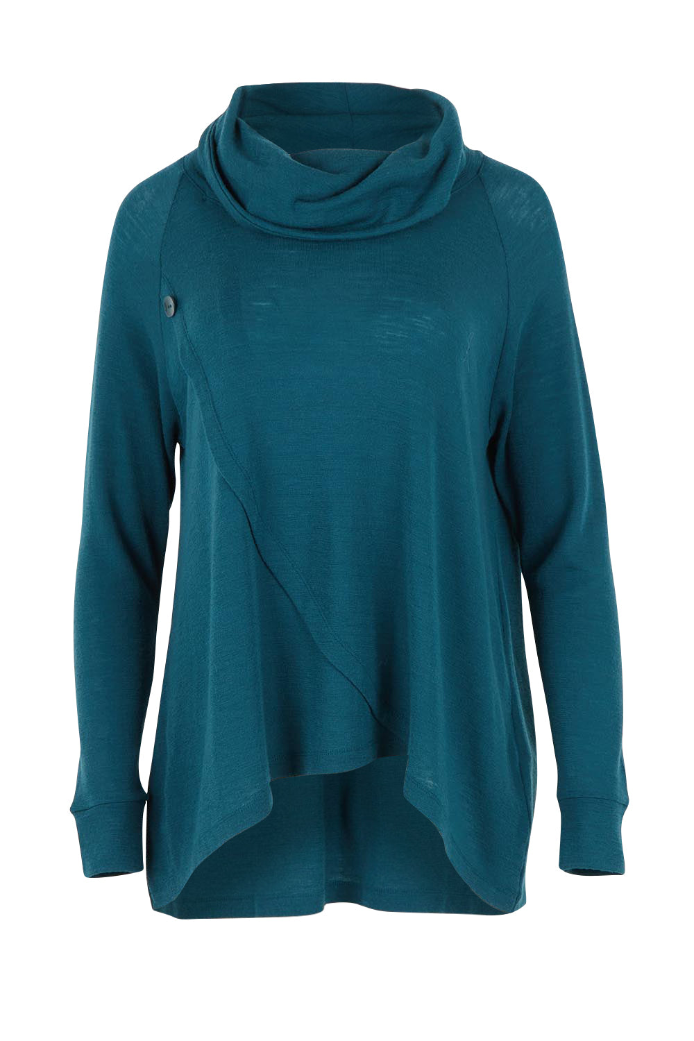 Product shot of the Good Stakes Top in colour Green (Green), from the front