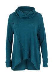 Product shot of the Good Stakes Top in colour Green (Green), from the front