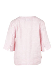 Product shot of the Tux Top – Palepink in colour Palepink, from the back