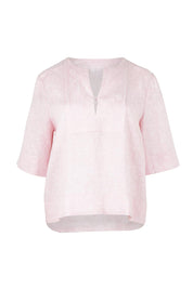 Product shot of the Tux Top – Palepink in colour Palepink, from the front