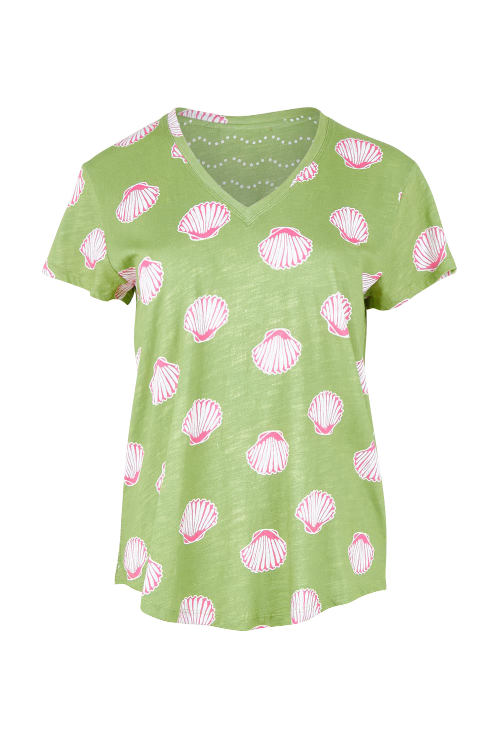 Product shot of the Ever So Fine Tee – Keepclam in colour Keepclam, from the front