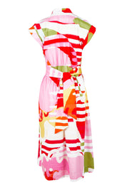 Product shot of the Gifted Dress – Podium in colour Podium, from the back