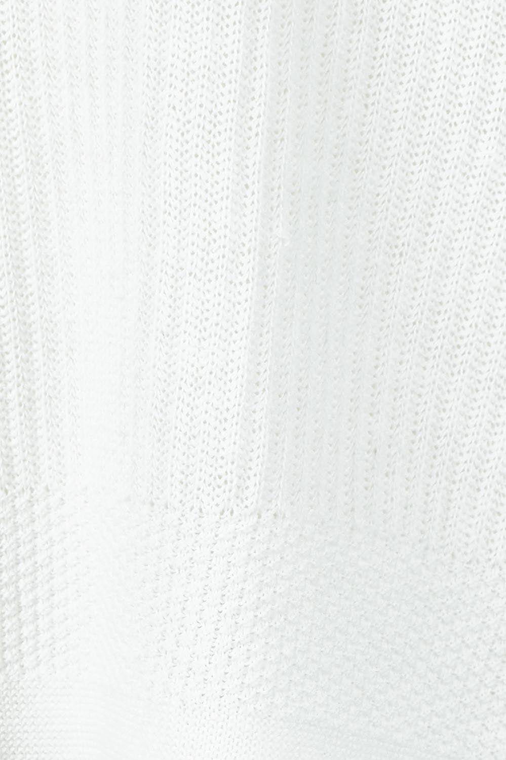 Product shot of the Loop Me In Sweater – Vanilla in colour Vanilla, showing detail