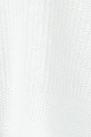 Product shot of the Loop Me In Sweater – Vanilla in colour Vanilla, showing detail