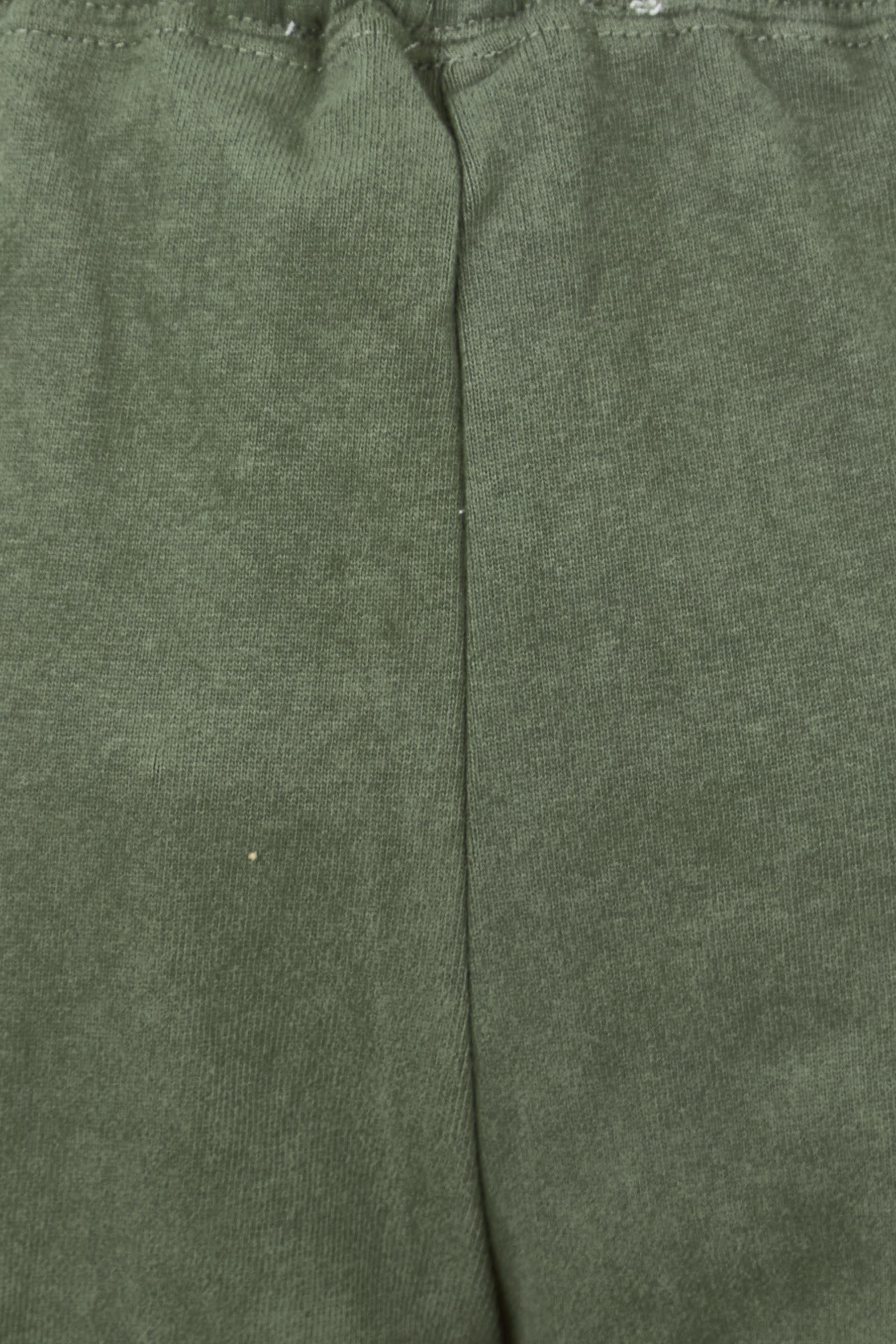 Product shot of the Elements Monday Cotton Pant in colour Khaki (Green), detail