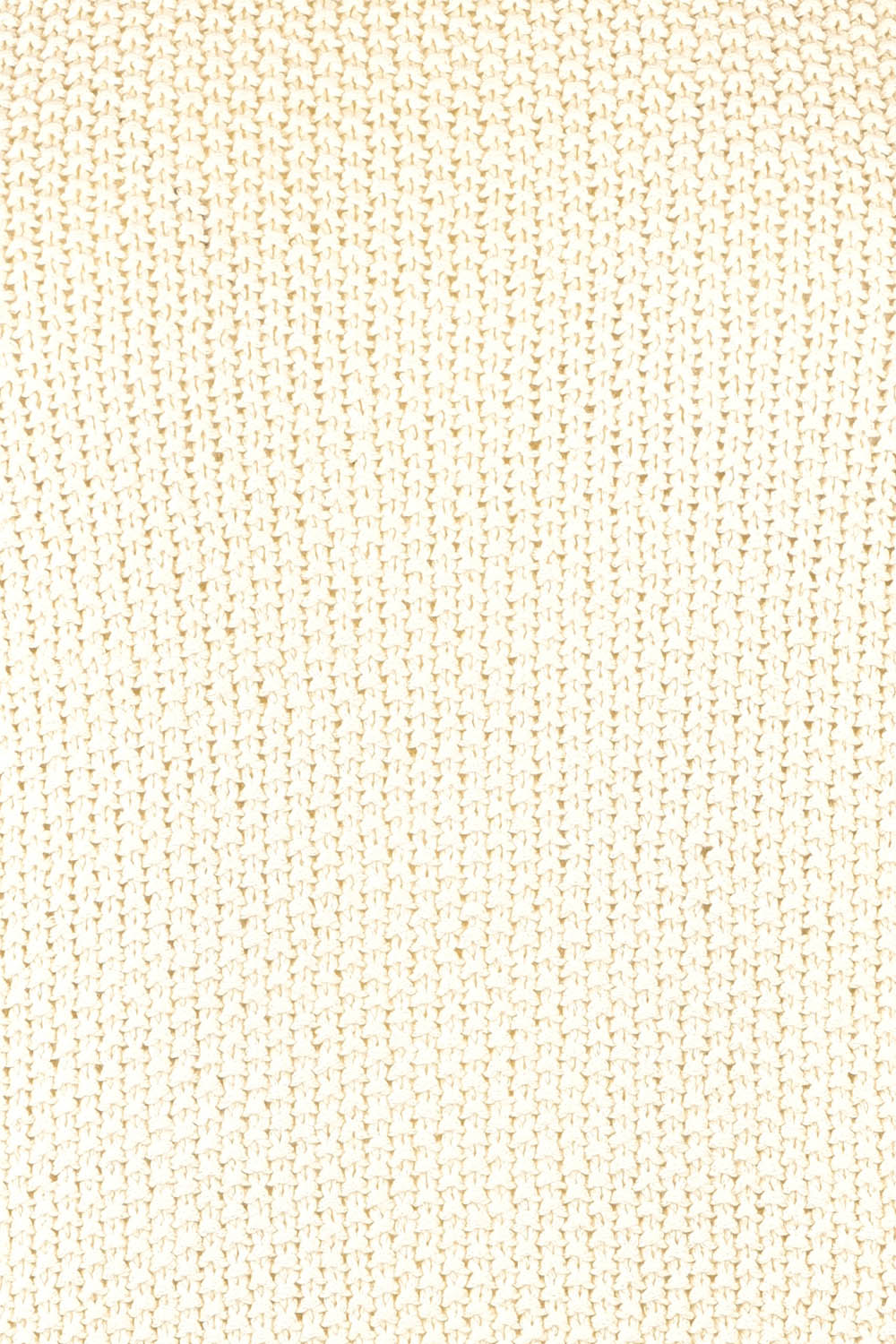 Product shot of the Blair Short Sleeve Cotton Knit in colour Vinwhite (White), detail