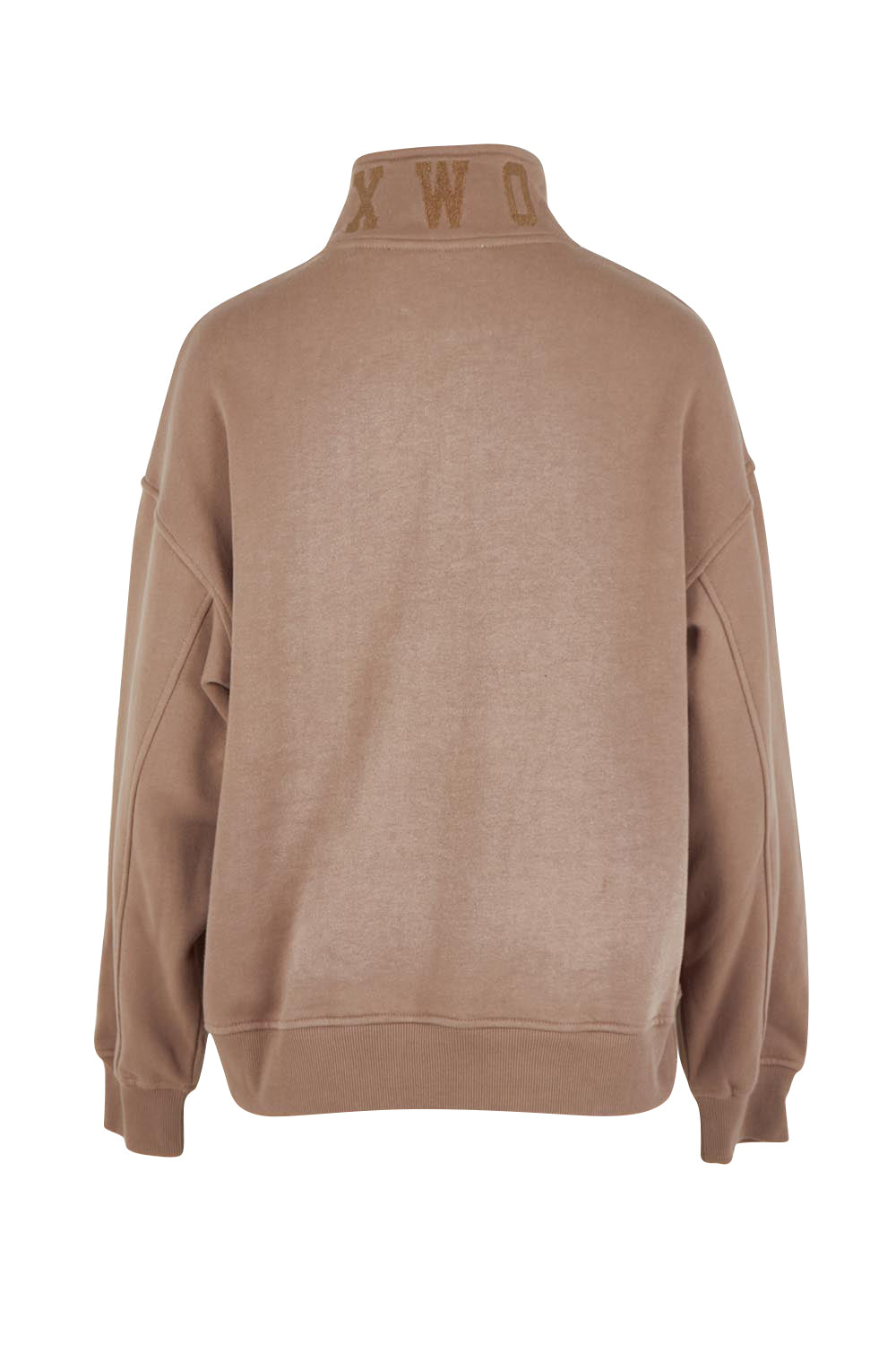 Elements College Zip Cotton Crew – Mocha