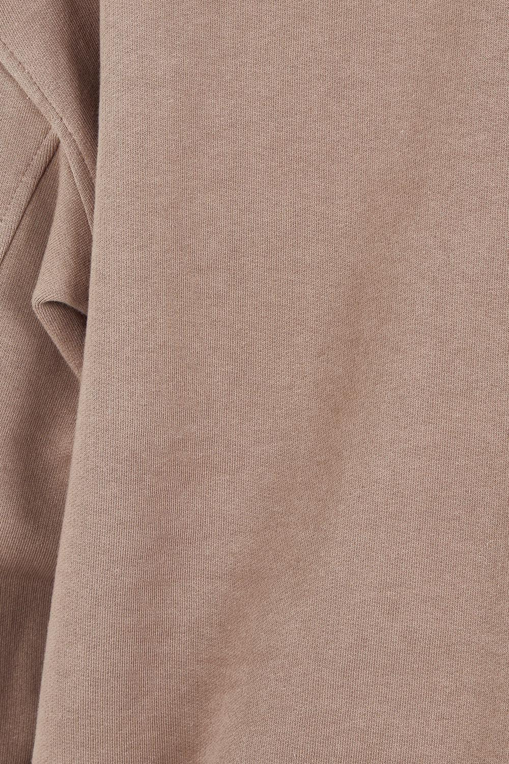 Elements College Zip Cotton Crew – Mocha