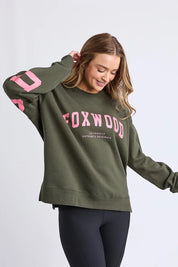 Elements Interval Cotton Crew – Khakicoral