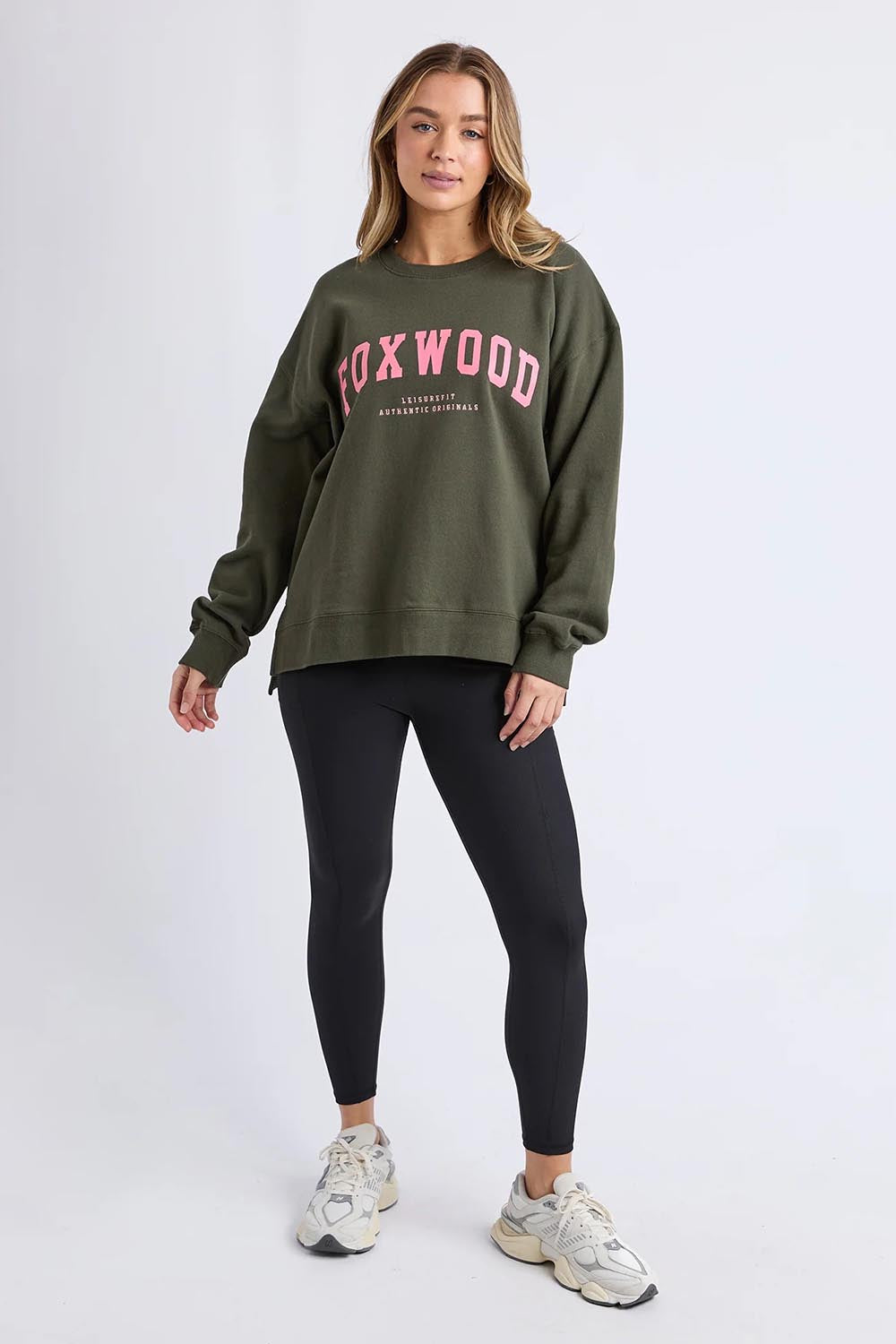Elements Interval Cotton Crew – Khakicoral
