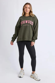 Elements Interval Cotton Crew – Khakicoral